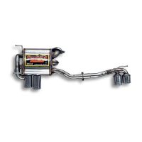 Supersprint Rear exhaust -Power Loop- Right OO 80 + Left OO 80. fits for BMW E87 116i (122 PS - Mot. N43) 2007 -> 2012