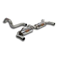 Supersprint Rear exhaust Right - Left fits for 595 ABARTH 1.4T -Turismo- (165 Hp) 2016 -