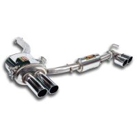 Supersprint Rear exhaust -Power loop design- Right OO80 + LeftOO80 fits for BMW E60 / E61 525xi (218 Hp) (Berlina + Touring) 05 -