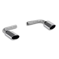 Supersprint Endpipe kit Right - Left 120x80 fits for VW GOLF VI GTI 2.0 TSI (211 Hp) 09 - (Ø65mm)