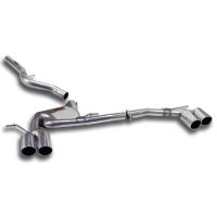 Supersprint Rear exhaust Right OO80 - Left OO80 fits for BMW X1 20d sDrive / xDrive (177 - 184 Hp) 2010 -