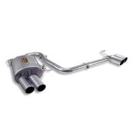 Supersprint Rear exhaust Right OO80 - Left OO80 -Power Loop- fits for BMW F10 / F11 520i (2.0 Turbo 4 cil. 184 Hp) 2012 -