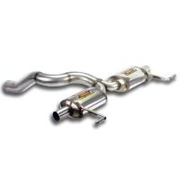 Supersprint Rear exhaust Right - Left -Racing- fits for RENAULT CLIO III 2.0i RS (200 Hp) 2010 -
