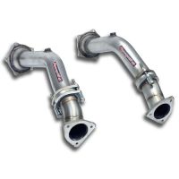 Supersprint Turbo downpipe kit Right - Left - (Replaces pre-catalytic converter) fits for PORSCHE 958 CAYENNE Turbo 4.8i V8 (520 Hp) 2014 -