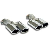 Supersprint Endpipe kit Right - Left 90x70 fits for MERCEDES X218 CLS Shooting Brake 350 CDI V6 (265 Hp) 2012 -