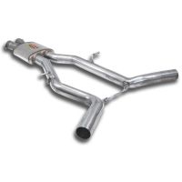 Supersprint Centre exhaust Right - Left fits for MERCEDES C218 CLS 350 V6 (306 Hp) 2010 -