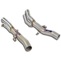 Supersprint Front pipes Kit Right + Left(Replaces catalytic converter fits for FERRARI 612 Scaglietti V12 (540 PS) 04 -> 11