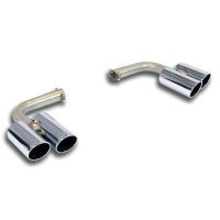 Supersprint Endpipe kit Right + Left 2 exit 90x70  fits for BMW F25 X3 35i (6 Zyl. - 306 PS) 2011 -> 06/2014 (Twin Pipe System)