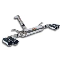 Supersprint Connecting pipe + rear exhaust Right OO80 - Left OO80 fits for BMW F22 218d (150 Hp) 2015 -