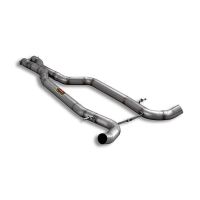 Supersprint Centre pipes Kit -X-Pipe- fits for MERCEDES W220 S 600 V12 Bi-turbo (500 Hp) 03 - 04