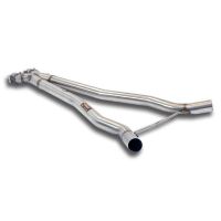 Supersprint Centre pipes kit Right - Left + -X-Pipe- fits for BMW E64 Cabrio M6 5.0i V10 05 -(Impianto Ø70 mm)