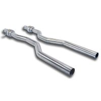 Supersprint Centre pipes + catalytic converters kit Right - Left fits for MERCEDES W166 GLE 63 AMG SUV 5.5i Bi-Turbo V8 (557 Hp) 15 -
