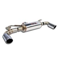 Supersprint Rear exhaust Right O100 - Left O100 with valve fits for BMW F32 LCI Coupè 440i (326 Hp) 2015 -