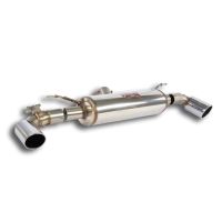 Supersprint Rear exhaust Right O100 - Left O100 with valve fits for BMW F34 Gran Turismo 335i xDrive (306 Hp) 2013 -