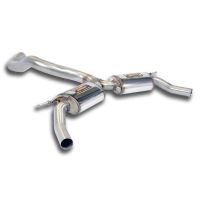 Supersprint Rear exhaust Right - Left -Racing- fits for RENAULT CLIO IV RS 200 EDC 1.6T (200 Hp) 2013 -