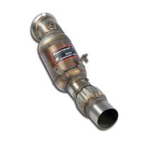Supersprint Turbo downpipe + Metallic catalytic converter  fits for BMW F32 LCI Coupè 430i 2.0T (B48 252 PS) 2016 ->  (mit klappe)