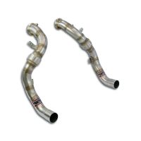 Supersprint pipe set  from turbo charger (for catalyst  replacement)possible with original exhaust from catalyst  fits for BMW F96 X6 M X-Drive 4.4i V8 (S63M - 600 PS - Modelle mit OPF) 2020 ->