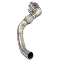 Supersprint pipe set  from turbo charger  + sport catalyst leftpossible with original exhaust from catalyst  fits for BMW F96 X6 M Competition X-Drive 4.4i V8 (S63M - 625 PS - Modelle mit OPF) 2020 ->