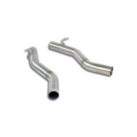 Supersprint connecting pipe setkit fits for BMW F96 X6 M X-Drive 4.4i V8 (S63M - 600 PS - Modelle mit OPF) 2020 ->