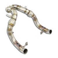 Supersprint pipe set  from turbo charger (for catalyst  replacement)possible with original exhaust from catalyst  fits for ALPINA B7 (G12) 4.4i V8 Bi-Turbo 4x4 (608 PS - Modelle mit OPF) 2016 ->