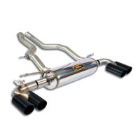 Supersprint Rear sport muffler  right OO90 - left OO90 with valve fits for BMW G01 X3 M40i xDrive (B58 - 354 PS - Modelle mit OPF) 2018 -> (mit klappe)