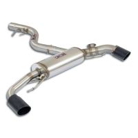 Supersprint Rear sport muffler  right O100 - left O100 with valve fits for BMW G21 (Touring) 330i 2.0T (B48 258 PS - Modelle mit OPF) 2020 -> (mit klappe)