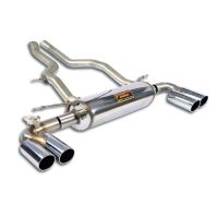 Supersprint Rear sport muffler  right OO80 - left OO80 with valve - copy fits for BMW G01 X3 M40i xDrive (B58 - 354 PS - Modelle mit OPF) 2018 -> (mit klappe)