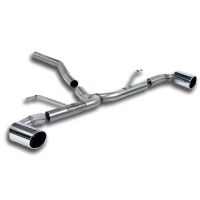 Supersprint Connecting pipe + rear pipe Right O100 - Left O100 fits for BMW F22 225d (224 Hp) 2015 -
