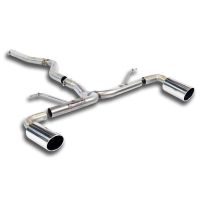 Supersprint Connecting pipe + rear pipe Right O100 - Left O100 fits for BMW F36 Gran Coupè 418d (N47 - 143 Hp) 2014 - 2015