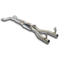 Supersprint Centre exhaust Right - Left + -X-Pipe- fits for JAGUAR XKR Coupè / Cabrio 4.2i V8 Supercharged (416 PS) 06 -> 08