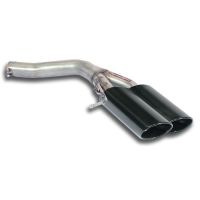Supersprint Rear pipe Right 100x75 BLACK fits for AUDI A6 C7 4G (Limousine + Avant) Quattro 3.0 BiTDI V6 (313 PS) 2012 -