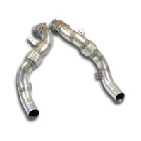Supersprint pipe set  from turbo charger (for catalyst  replacement)possible with original exhaust from catalyst  fits for BMW G14 M850i xDrive 4.4L V8 (530 PS) 2018 ->