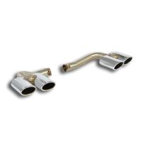 Supersprint Endpipe kit 4 exit ov. 90x70 Right + ov. 90x70 Left (for stock diffuser)  fits for MERCEDES W176 A 200 d 4-Matic (2.143cc diesel 136 PS) 2016 ->