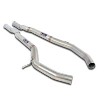 Supersprint Centre pipes kit Right - Left(Deletes OEM centre exhaust) fits for MERCEDES A217 S 400 / S 450 4-Matic 3.0i V6 Bi-Turbo (M276 - 367 PS) 2015 -> 2018 (mit klappe)
