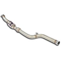 Supersprint Downpipe Left with  Metallic catalytic fits for MERCEDES W222 S 63 AMG 4-Matic 5.5i V8 Bi-Turbo (M157 - 585 PS) 2014 -> 2017