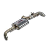 Supersprint Rear sport muffler  right-left Dual Sound, with valve for original bumper or AMG Line-Paket fits for MERCEDES Z177 LWB A 250 4-Matic (2.0T - 224 PS) 2020 -> (mit klappe)