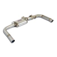 Supersprint Rear sport muffler  right Dual Sound, with valve fits for MERCEDES C118 CLA 45 S AMG 4-Matic+ (2.0T - 421 PS) 2020 -> (mit klappe)