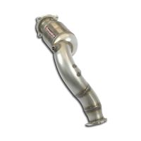 Supersprint Downpipe + Metallic catalytic converter(LHD) fits for AUDI A6 C7 4G 1.8 TFSI (190 PS) 2015 -> 2018