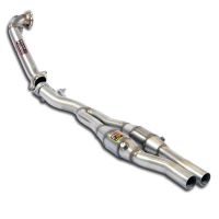 Supersprint Downpipe + metallic catalytic converter right - left 100CPSI(Pre-catalytic converter delete) fits for AUDI TT RS QUATTRO Coupè/Roadster 2.5 TFSi (340 PS) 2009 -> 2015 Anlage Ø76m
