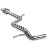 Supersprint Centre pipe with Metallic catalytic converter fits for SEAT LEON SC 5F FR 2.0 TDI (184 PS) 2013 ->