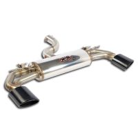 Supersprint Rear exhaust with valves right - left 145x95 -Black- fits for AUDI RS3 8VA Sportback QUATTRO 2.5 TFSI (367 PS) 2015 -> 2016 (mit klappe)