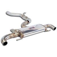 Supersprint Rear exhaust with valve Ø76 fits for AUDI A1 Quattro 2.0 TFSI (256 PS) 2012 -> (mit klappe)