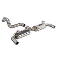 Supersprint Rear exhaust fits for FIAT 500 1.4i 16v (100 PS) 07 -> 13