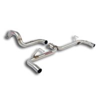 Supersprint Rear pipe kit Right - Left fits for 500 ABARTH 1.4T -695 Tributo Ferrari- (180 Hp) 2009 -