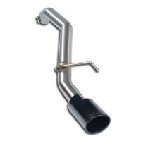 Supersprint Rear pipe O100 BLACK fits for 695 ABARTH 1.4T Biposto (190 PS) Monotubo 2014 ->