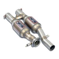 Supersprint front pipe with sport catalyst right - left fits for MERCEDES W124 400 E V8 (279 PS) 91 -> 93