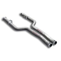 Supersprint Front pipe kit Right - Left - (Replaces catalytic converter) fits for MERCEDES W204 C63 AMG V8 -Black Series- (517 Hp) 2012 -