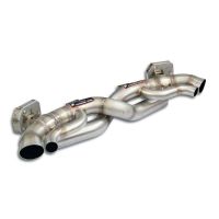 Supersprint Endpipe e kit right - left with valve(rear muffler replacement) fits for PORSCHE 992 Carrera Targa 4S (3.0L - 450 PS) 2020 -> (mit klappe)