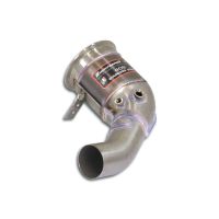 Supersprint Downpipe right + Sport Metallcatalyst (GPF-Entfall) fits for PORSCHE 992 Turbo S Coupè (3.8L - 650 PS - Modelle mit GPF) 2020 -> (mit klappe)