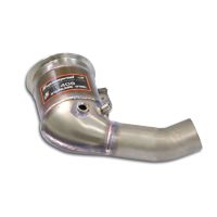 Supersprint Downpipe left + Sport Metallcatalyst (GPF-Entfall) fits for PORSCHE 992 Turbo S Convertible (3.8L - 650 PS - Modelle mit GPF) 2020 -> (mit klappe)
